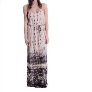 CHASER Silk Tapestry Maxi Dress